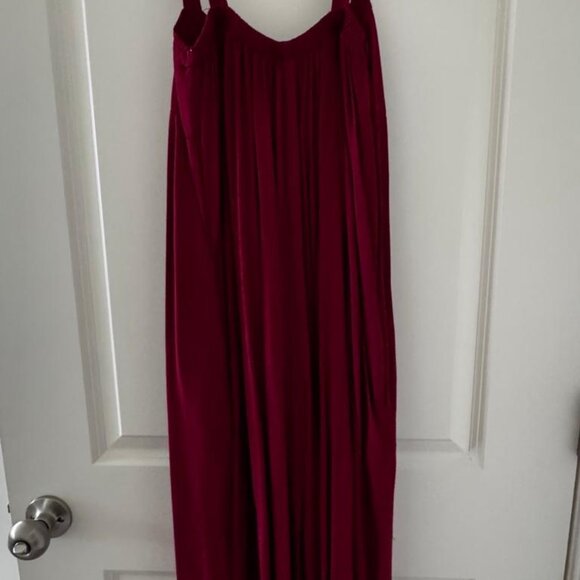 Red flowing summer dress - Picture 2 of 2